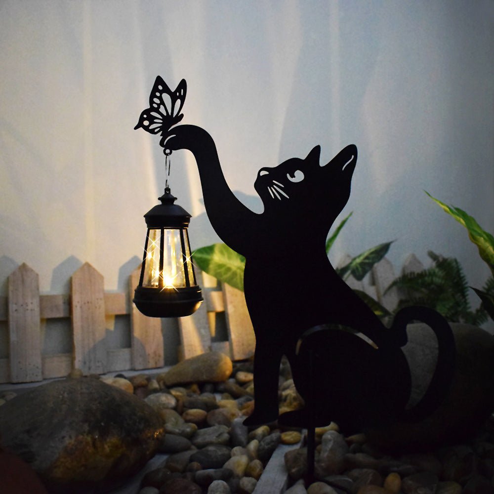 Seleria Silhouette Cat LED Outdoor Hanging Lights