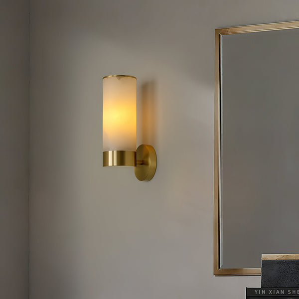 Eirerette Alabaster Wall Sconce