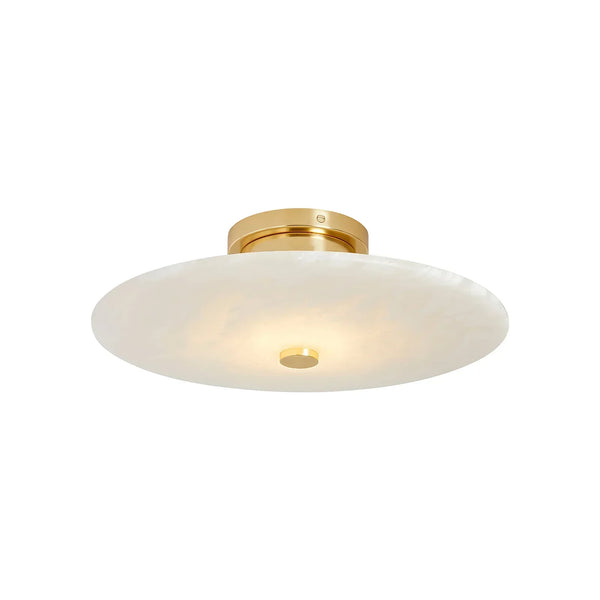Round Ankeny Alabaster Ceiling Lamp
