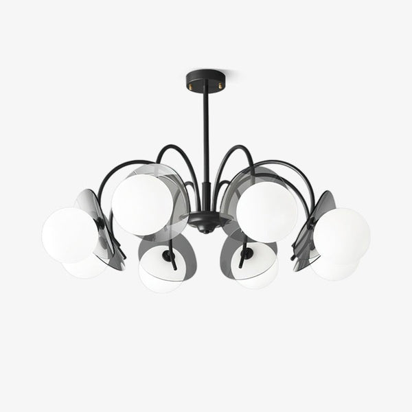 Seliselle Chandelier Globe Arm Sculptural