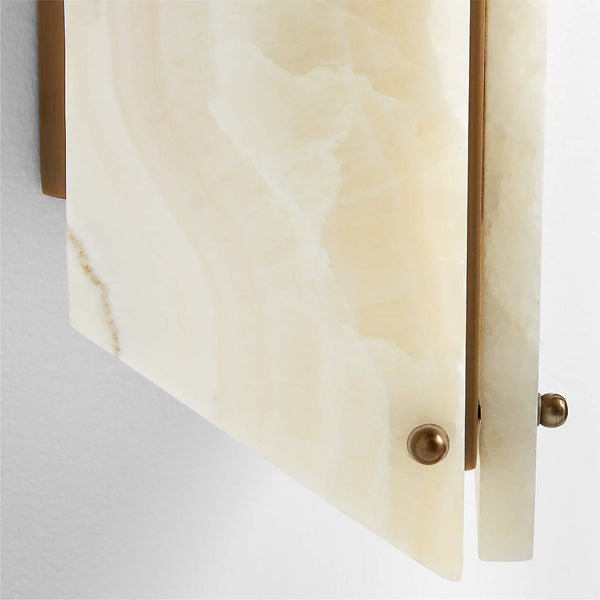 Elaeira Stone Alabaster Wall Lamp