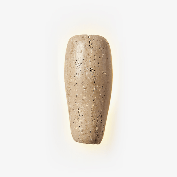 Earthy Stone Wall Sconce