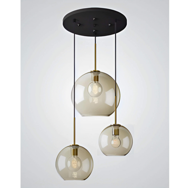 Cognac Glass Pendant | 3-Light | CLLO98620