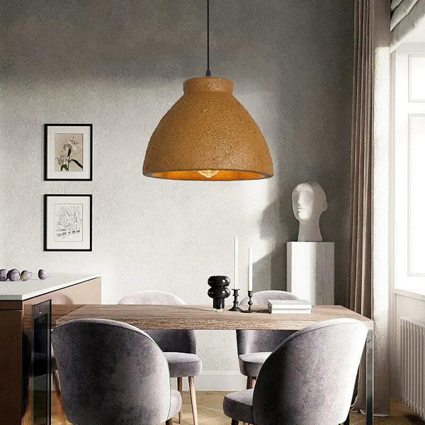 Style Clay Dome Pendant Light