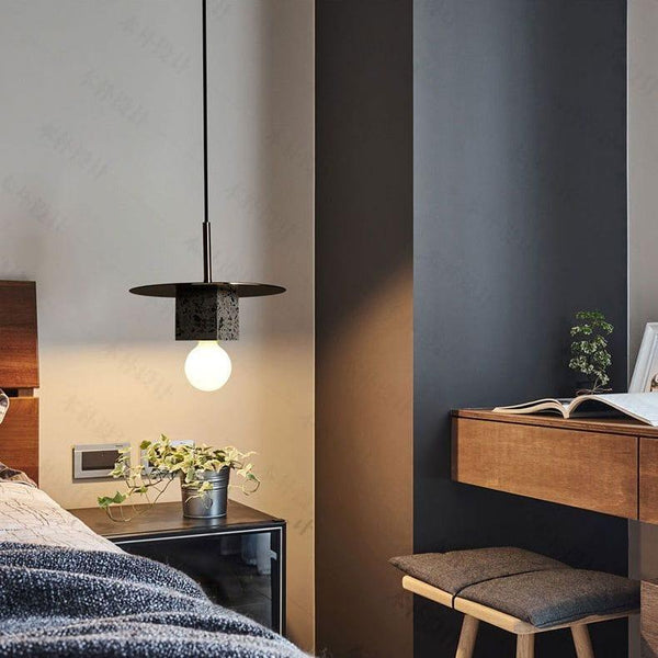 Stone Square Pendant Lamp