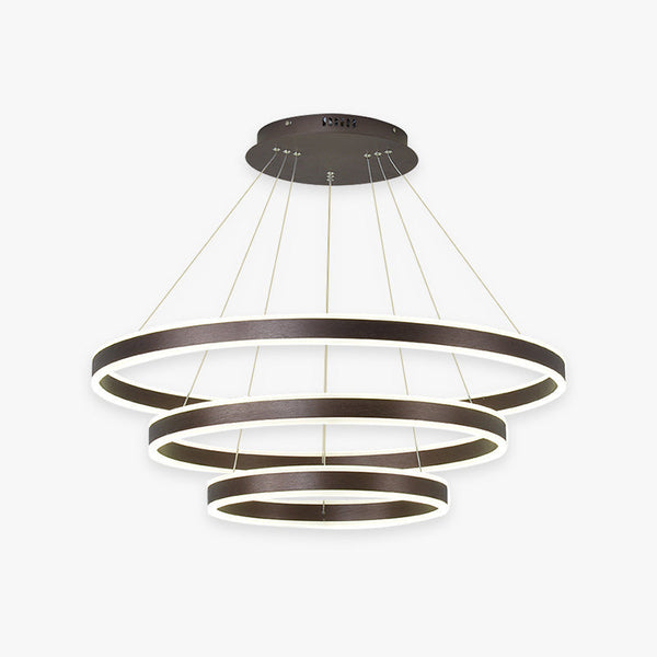Minimalist LED Circular Ceiling Pendant Light for Living Room