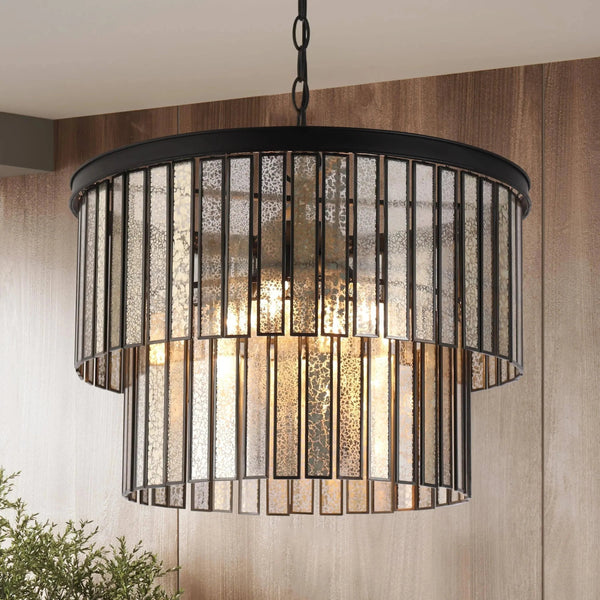 Hemaaolay Colored Glass Chandelier