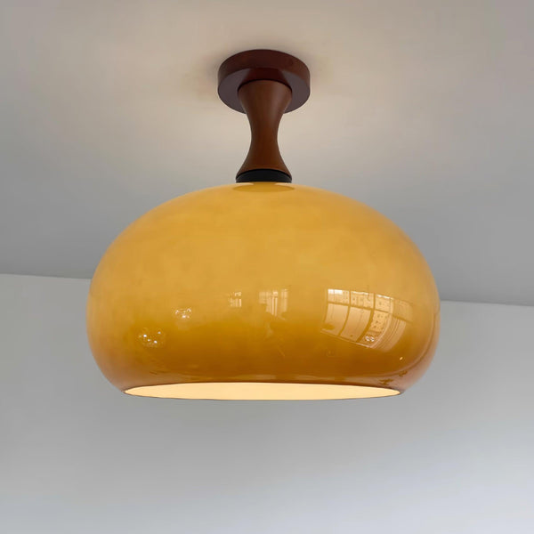 Eiralel Amber Glass Ceiling Light