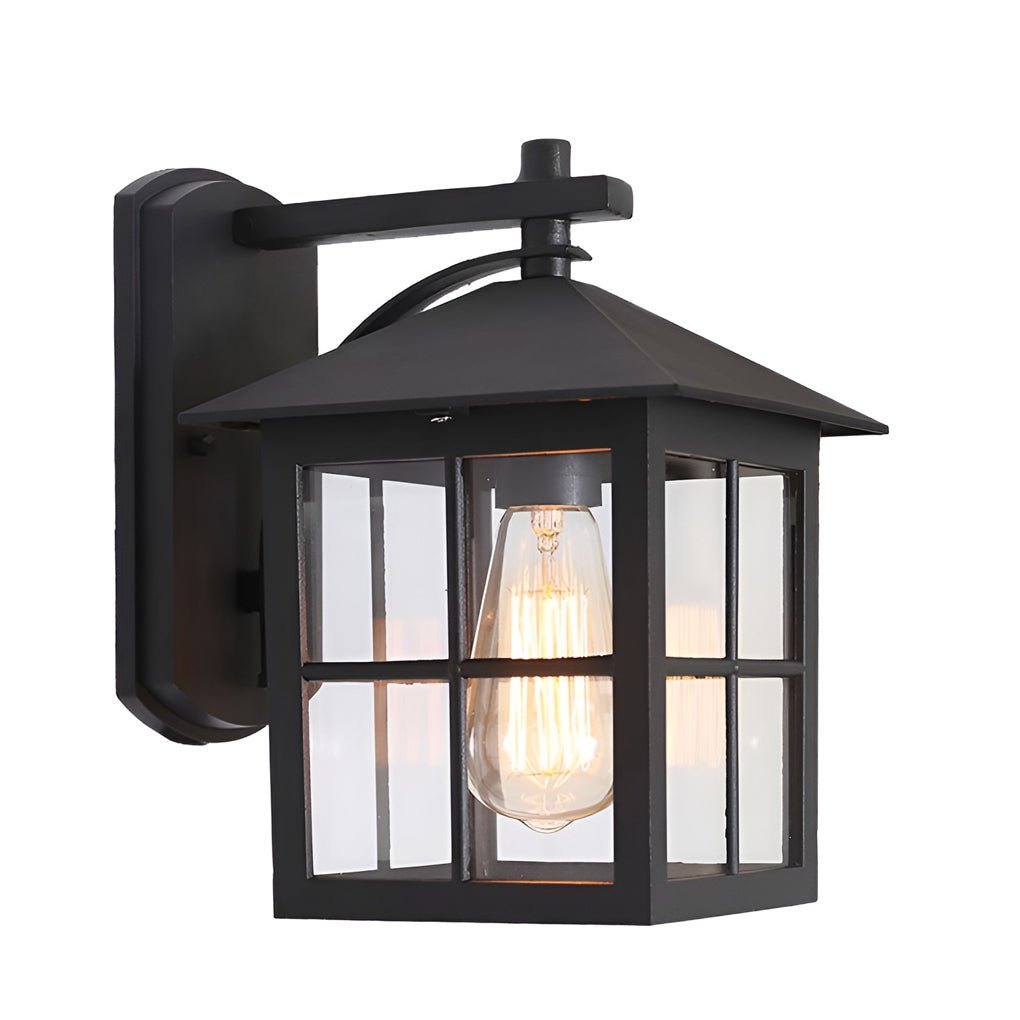 Celenaine Antique Modern Glass Outdoor Wall Sconce Light