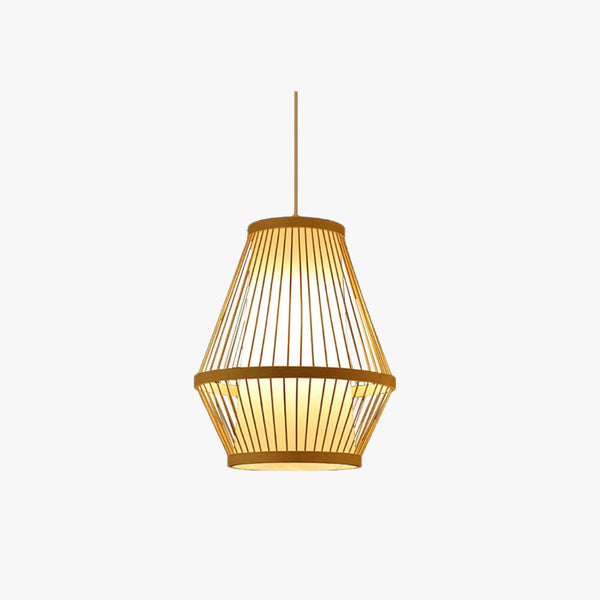 Chinese Bamboo Woven Pendant Light