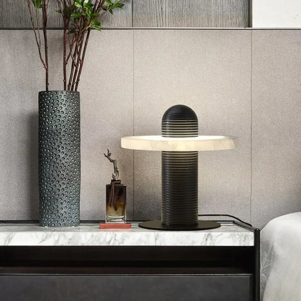 Alabaster Median Table Lamp