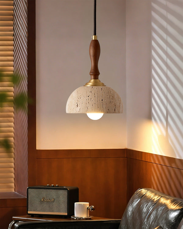 Seraraya Travertine Pendant Light