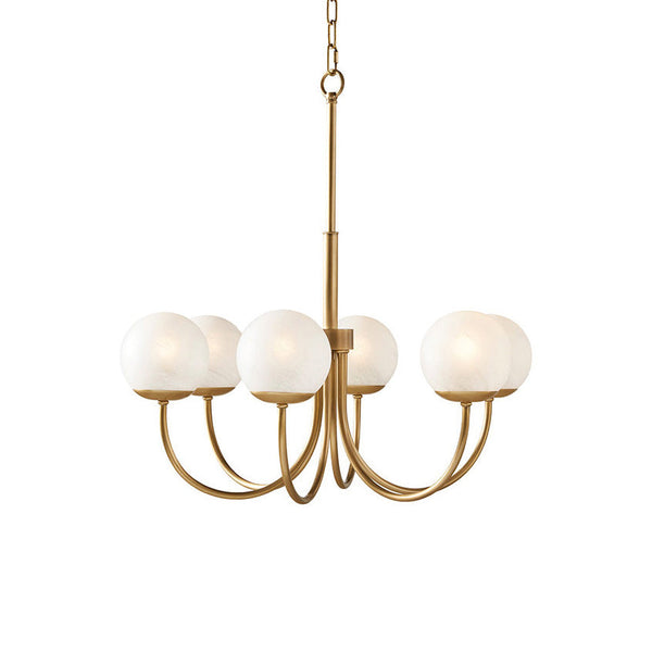 Sysoraris Nordic Art Brass Glass Chandelier