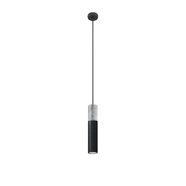 Travertine Long Cylinder Pendant Light