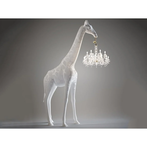 White Giraffe Lamp | Crystal Chandelier | CL025A