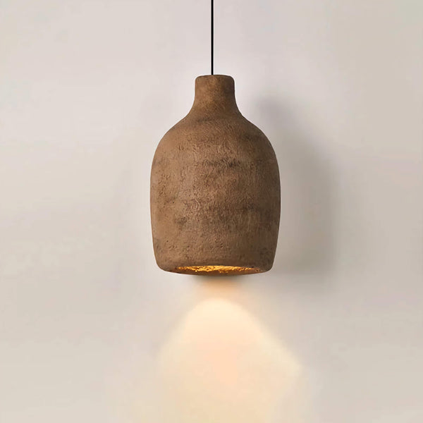 Wabi-Sabi Pendant | Earth-Tone Resin -VL