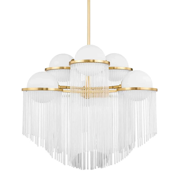 Cascading Crystal Chandelier | 6-Light | CLPOP015