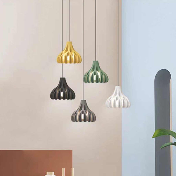 Pendant Light Nordic Colorful Macaron Resin Coral