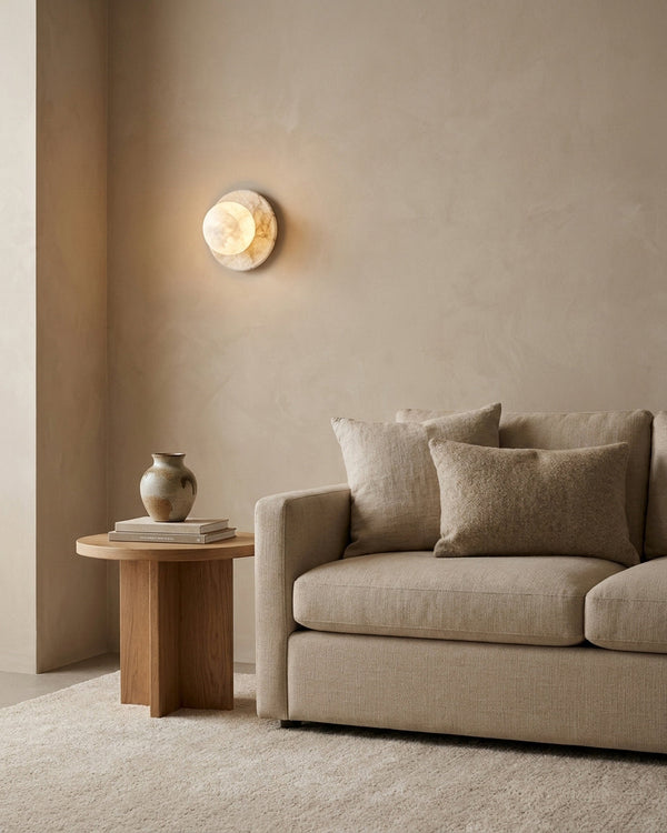 Niveeria Ball Alabaster Wall Sconce