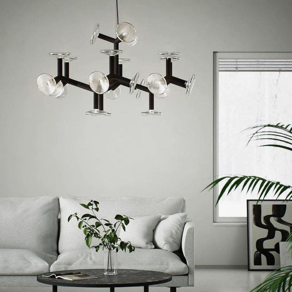Fractal Chandelier | Modern Balck Chandelier