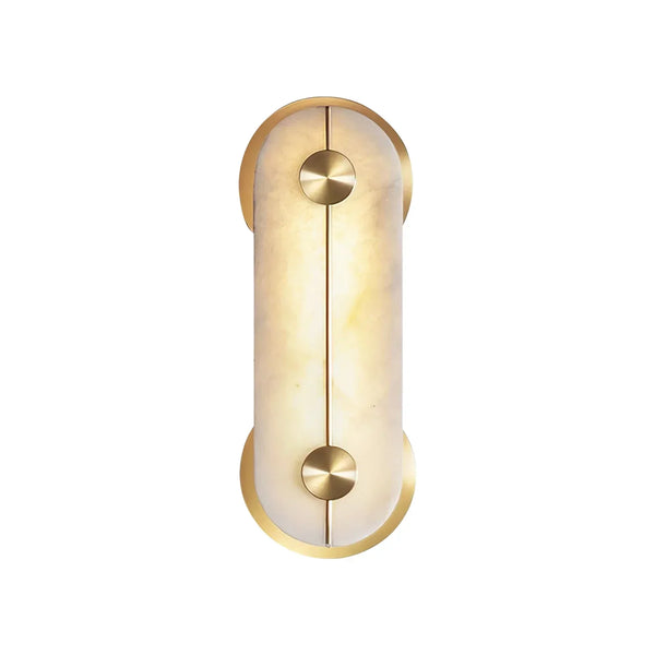 Alabaster Obvara Oval Wall Light