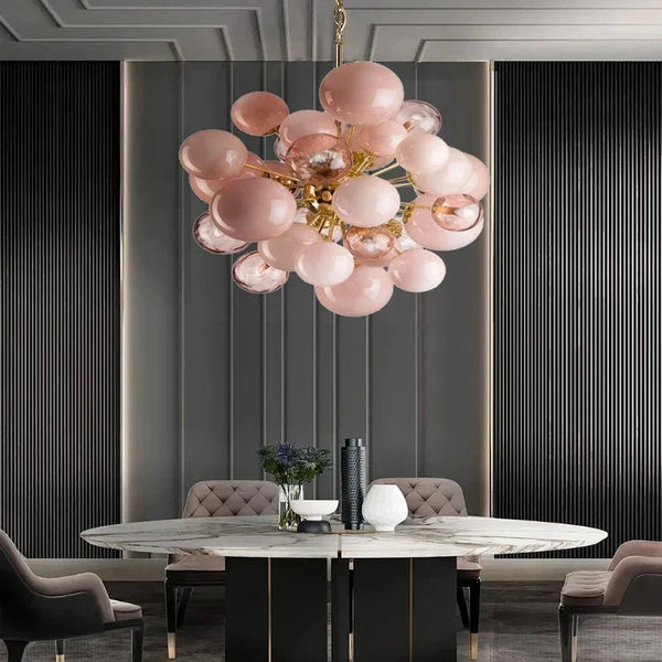 Neve Glass Bubble Chandelier