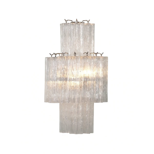 Solene Tiered Glass Tube Wall Sconce