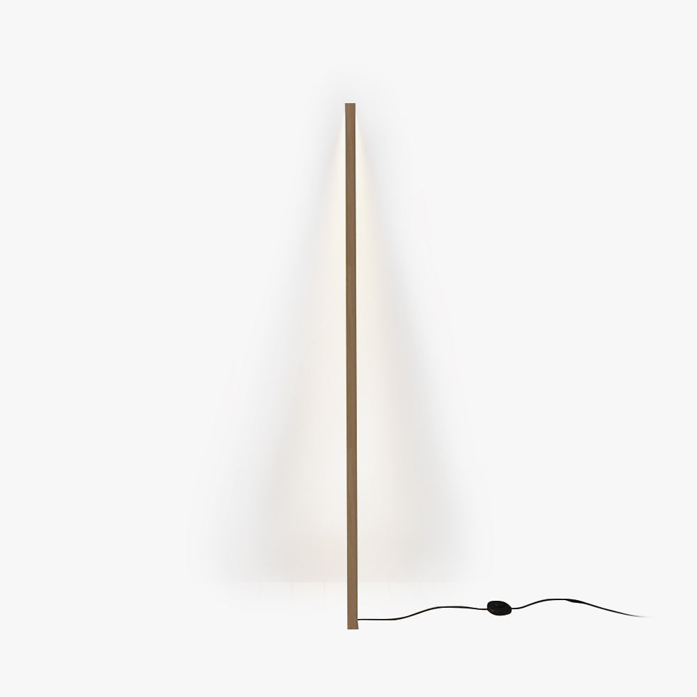 Ozawa Minimalist Linear Nature Wooden Floor Lamp