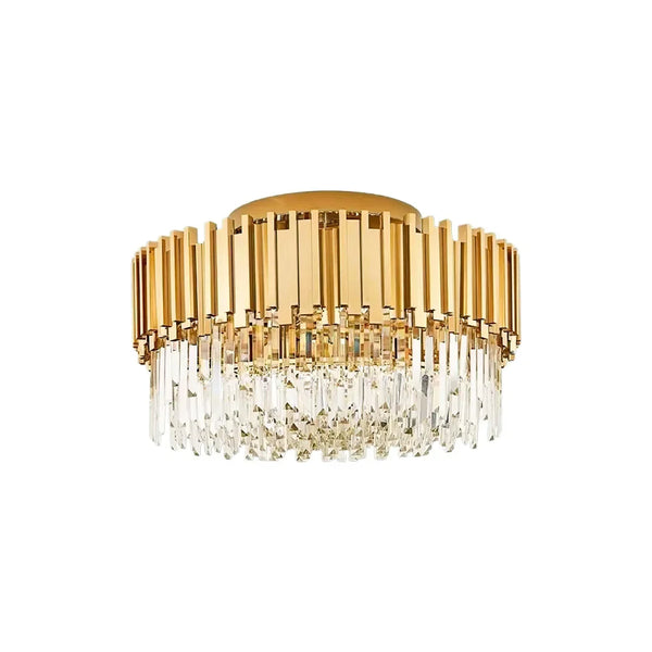 Bourbons Crystal Round Ceiling Light