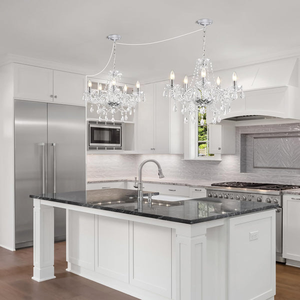 Silva French Crystal Chandelier Living Room Dining Room