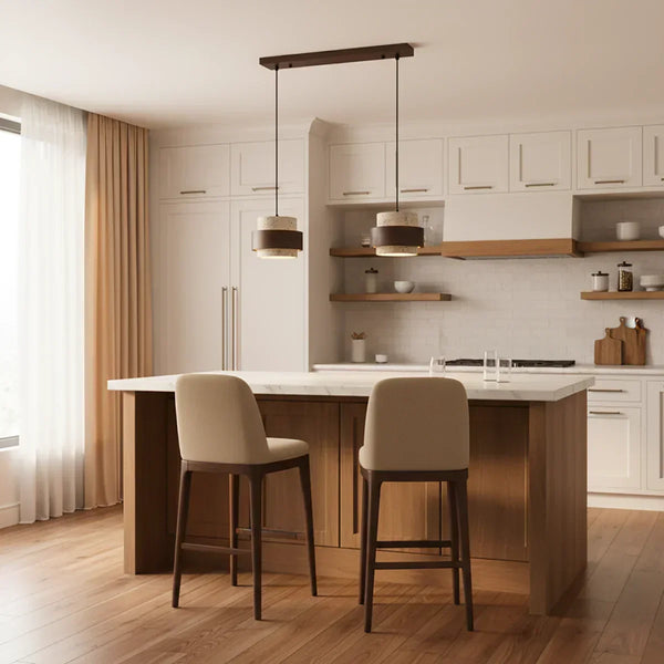 Cylinder Stonova Travertine Pendant Lamp