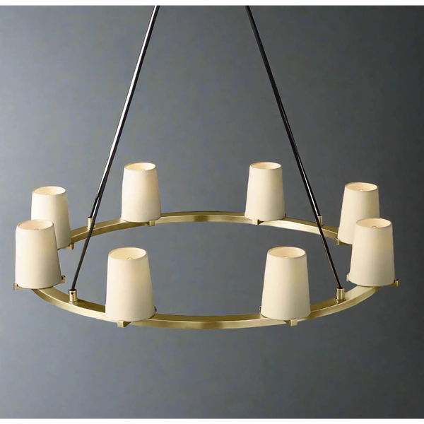 Brass Candelabra Ring Chandelier | CLJZQ08A