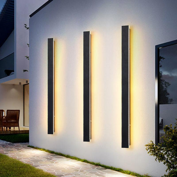 Fier Long Strip Modern Outdoor Wall Lights