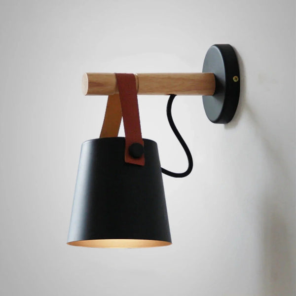Wooden Wall Light