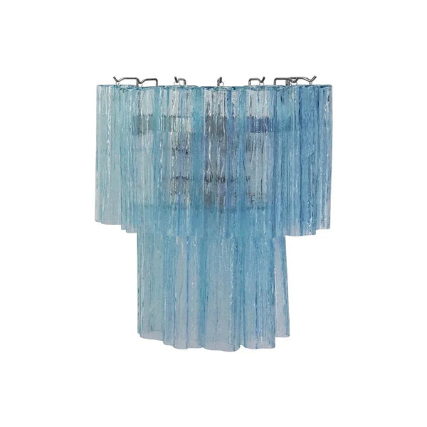 Blue Glass Tube Wall Sconces
