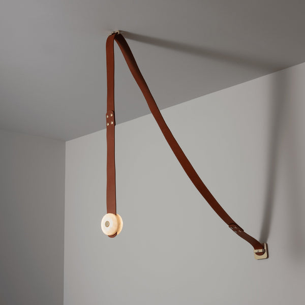 Yield Vintage Unique Brass Fabric Wall Lamp
