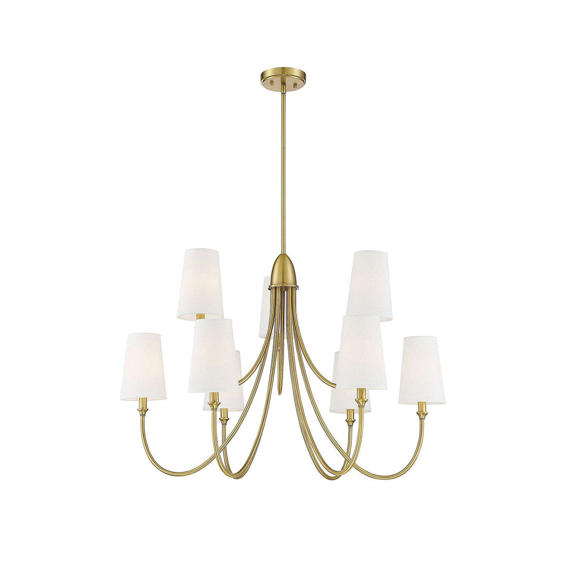 Lumin Vintage Industrial Fabric Chandelier