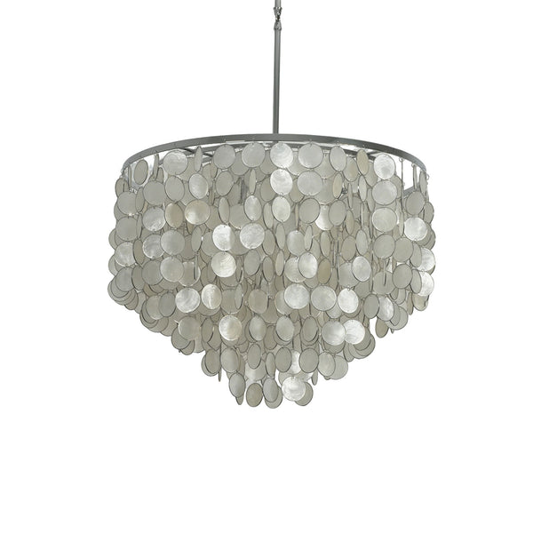 Capiz Shell Round Chandelier