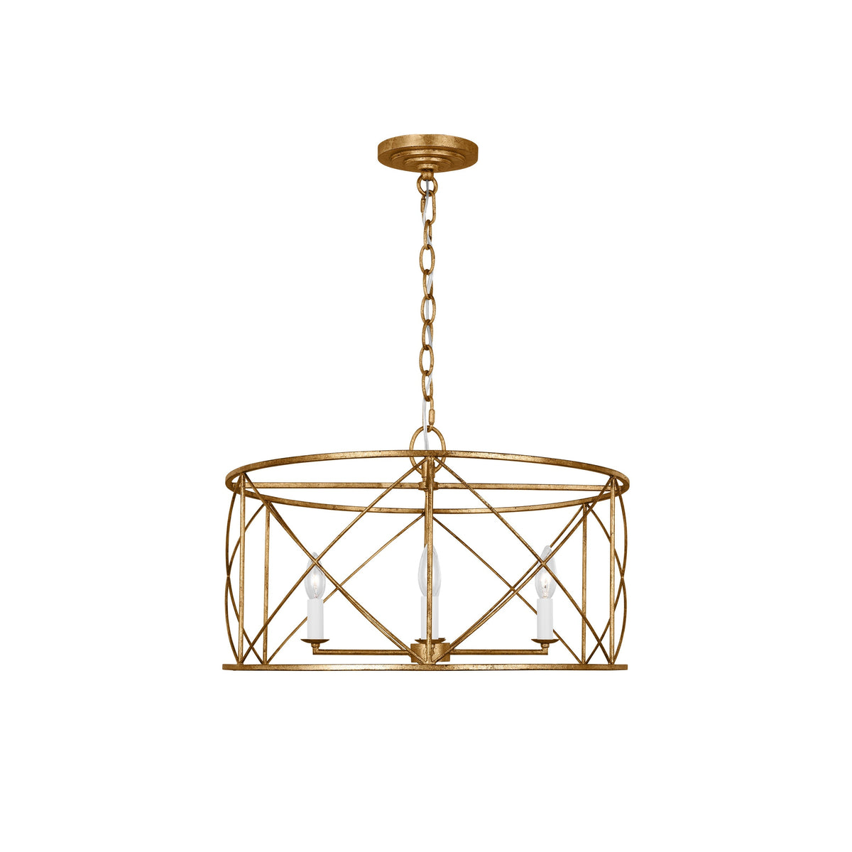 Waegnuvyu Vintage Industrial Lantern Chandelier