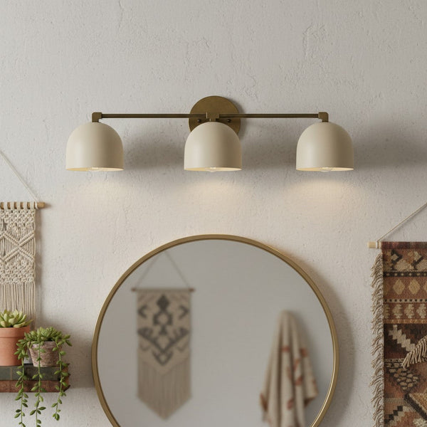 Chroma Dome Brass Wall Sconce Modern
