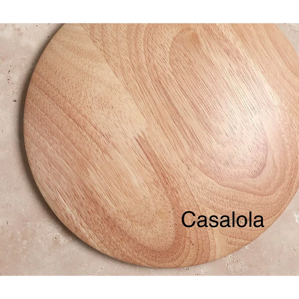 Round Travertine Wall Light | Wood Back | CLZL6980