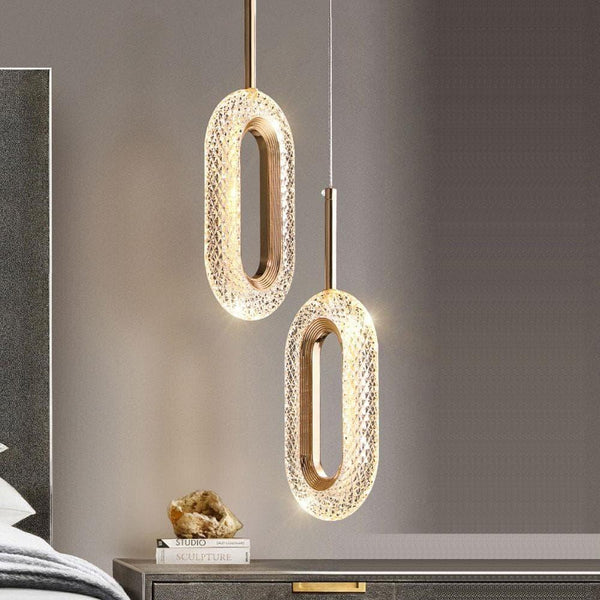 Acrylic Wormhole Pendant Light