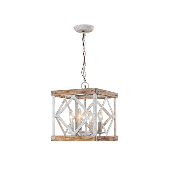 Zelaeora 4 - Light Wooden Pendant Lamp