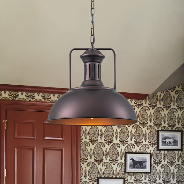 Ulven Industrial Dome Pendant Light
