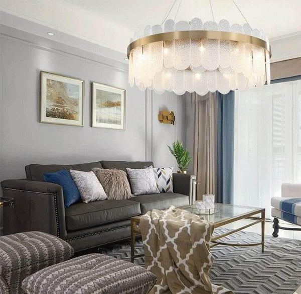 Gold Ring Chandelier