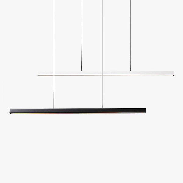 Orva Minimalist Classic Black & White Linear Pendant Light