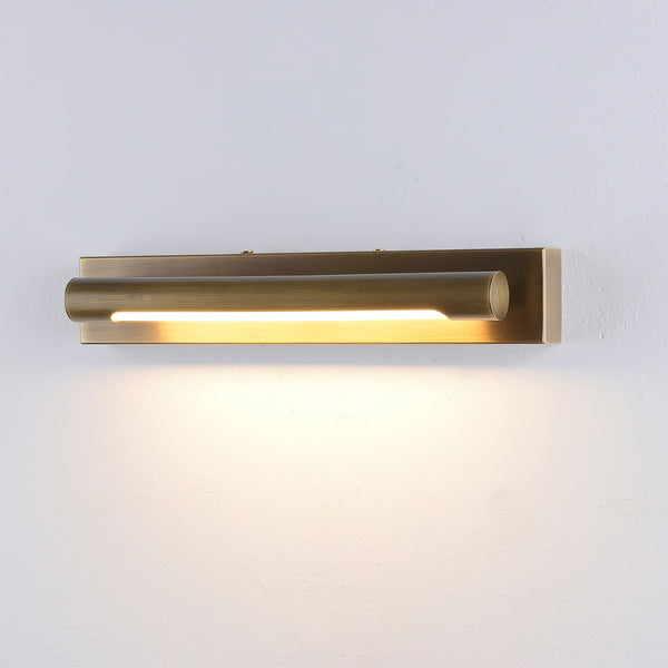 Reed Linear Brass Wall Sconce