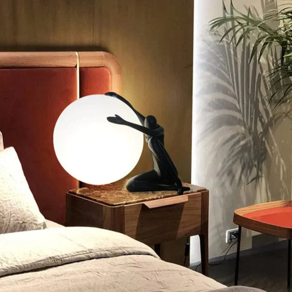Statue Deco Table Lamp - A