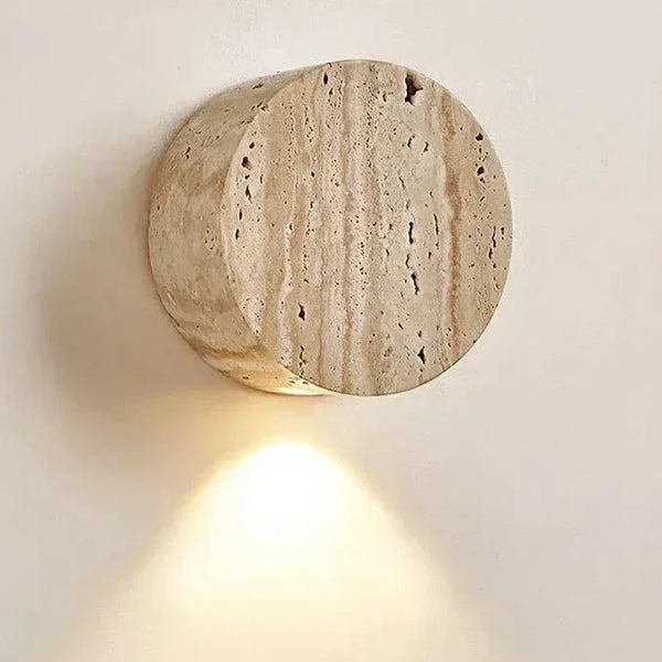 Bonetti Wall Light | Travertine Cylinder | CL502