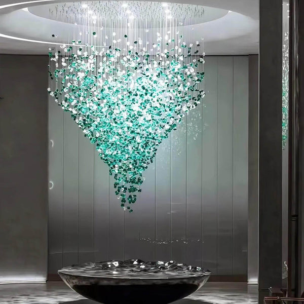 Multicolor Crystal Stone Chandelier